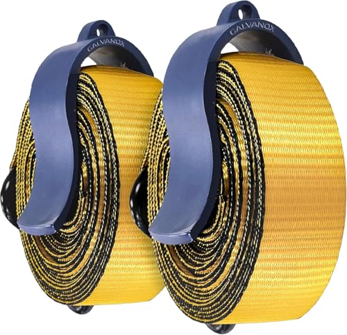 Pince de rangement robuste en J pour sangles d'arrimage de 2.5 et 3.8 cm