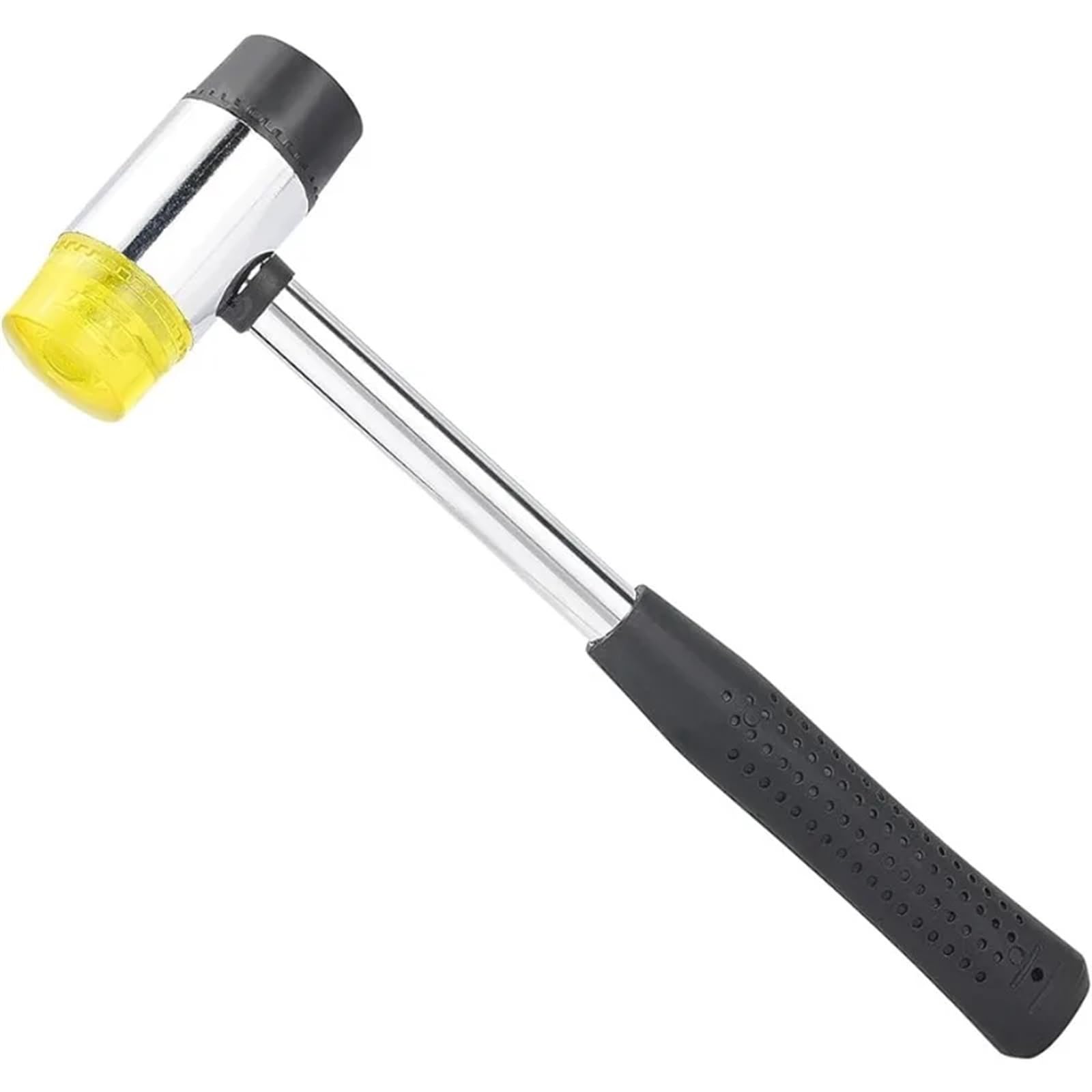 2 pezzi martello di gomma 30 mm morbido a doppia faccia con impugnatura in morbida antiscivolo for gioielli artigianato in pelle legno Per Campeggio e Piastrellista