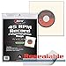 BCW Resealable 7-Inch Vinyl Record Bags - 100 Pack | Archival Safe Polypropylene Sleeves for Single LPs | Acid-Free with Resealable Strip & Flap | 45 RPM Record Protective Sleeves