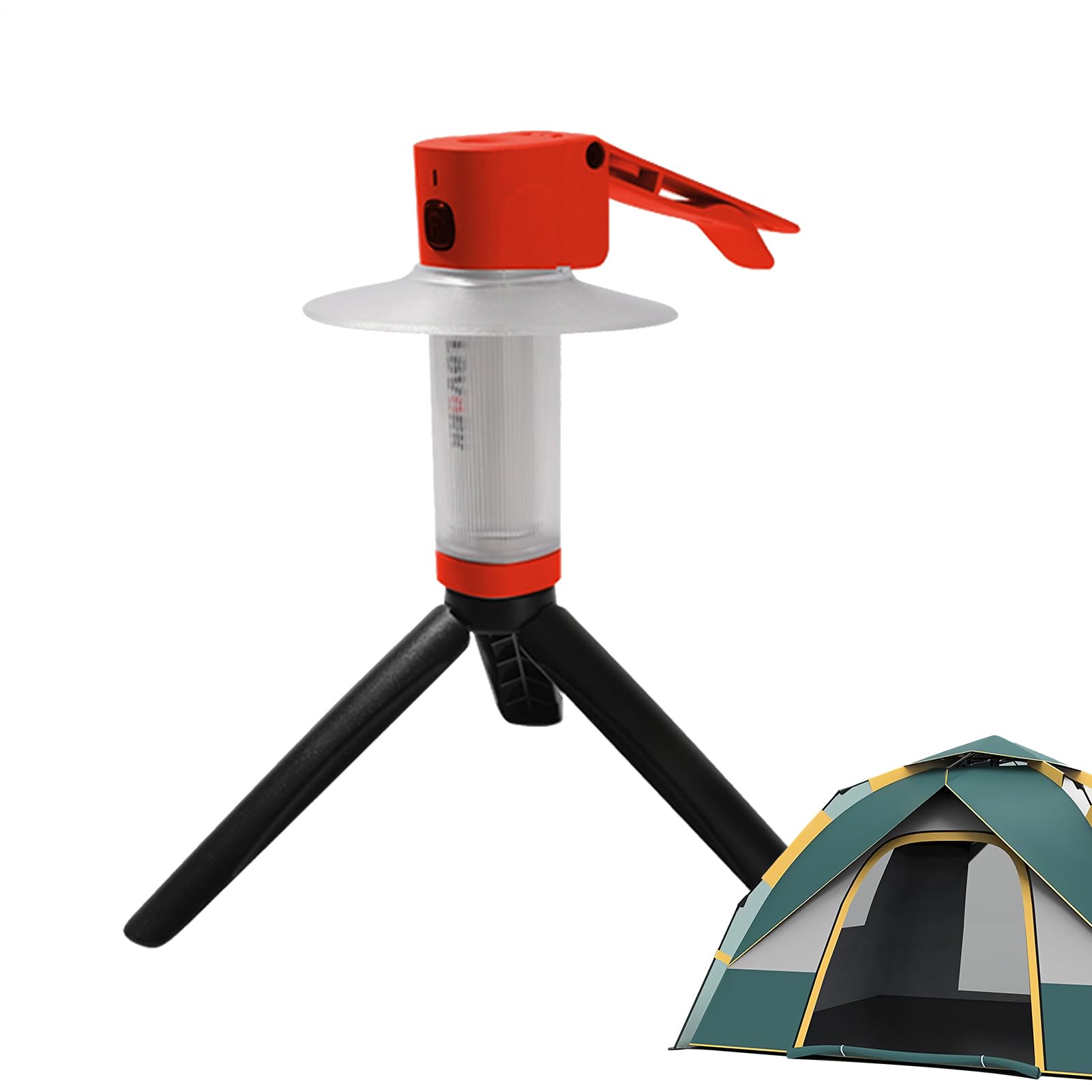 Luces de Camping Luz LED Magnética Ajustable 180° con 3 Colores y 6 Modos