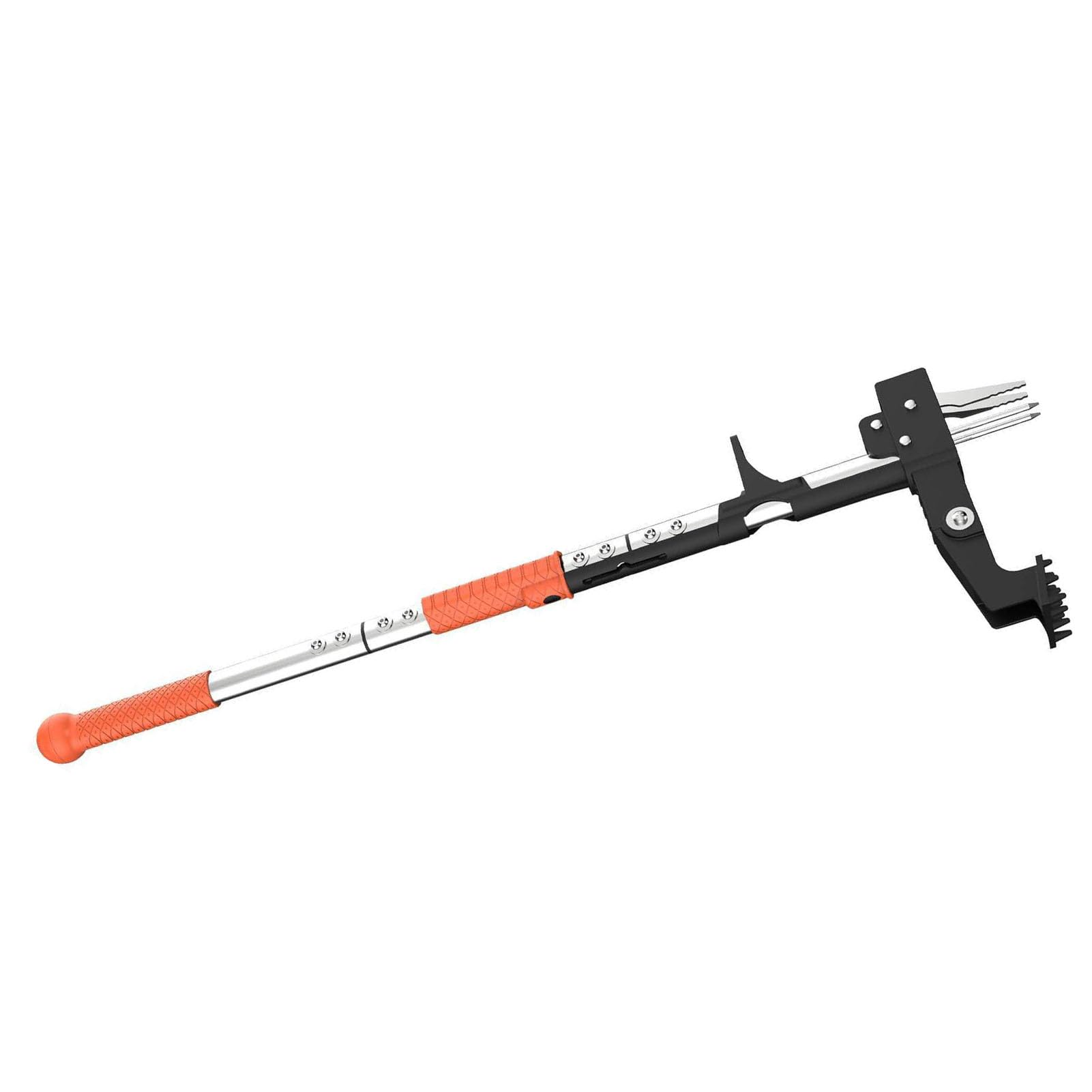 Bewinner Stehendes Unkrautstecher-Werkzeug mit 39,37 Zoll Ergonomischem Griff – 4 Hochfeste Edelstahlkrallen, Gartenjäter für Unkraut, Löwenzahn, Disteln – Verstellbarer Langer Griff für die