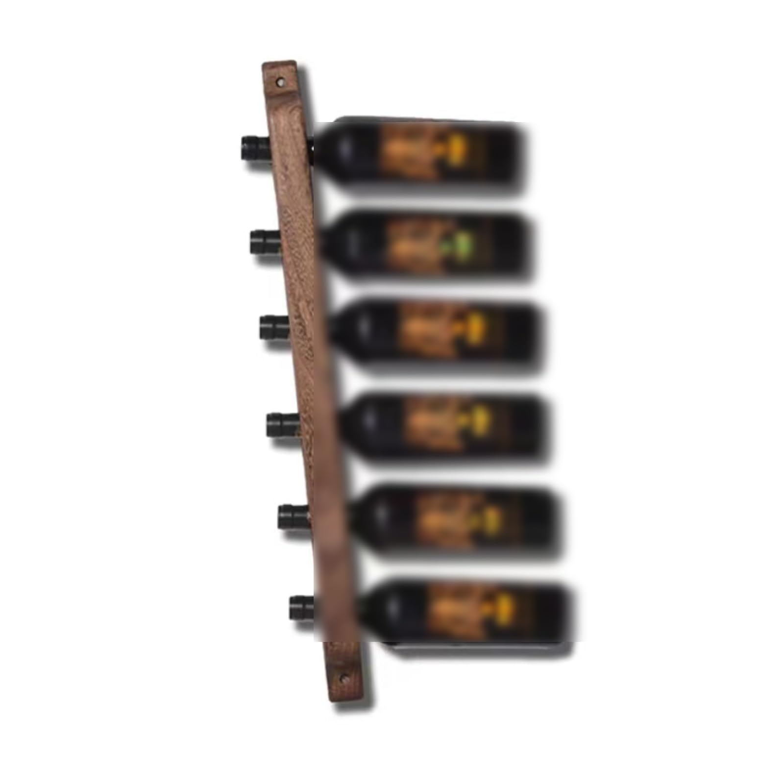 Estante De Vino Montado En La Pared, for 6/8 Botellas, Soporte De Madera for Cocina, Comedor, Bar(70cm 6 Bottles)