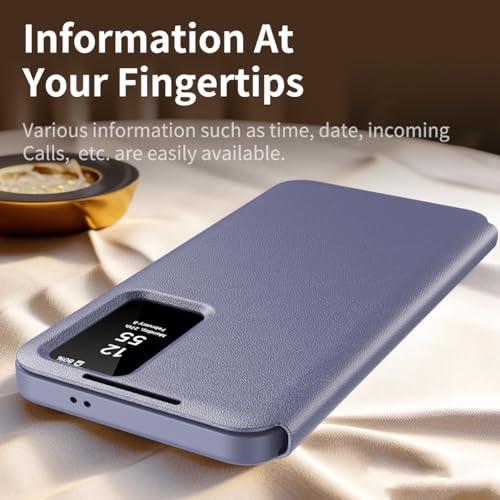 Étui intelligent Samsung S24 FE résout l'écran rayé avec son cuir fin - 4
