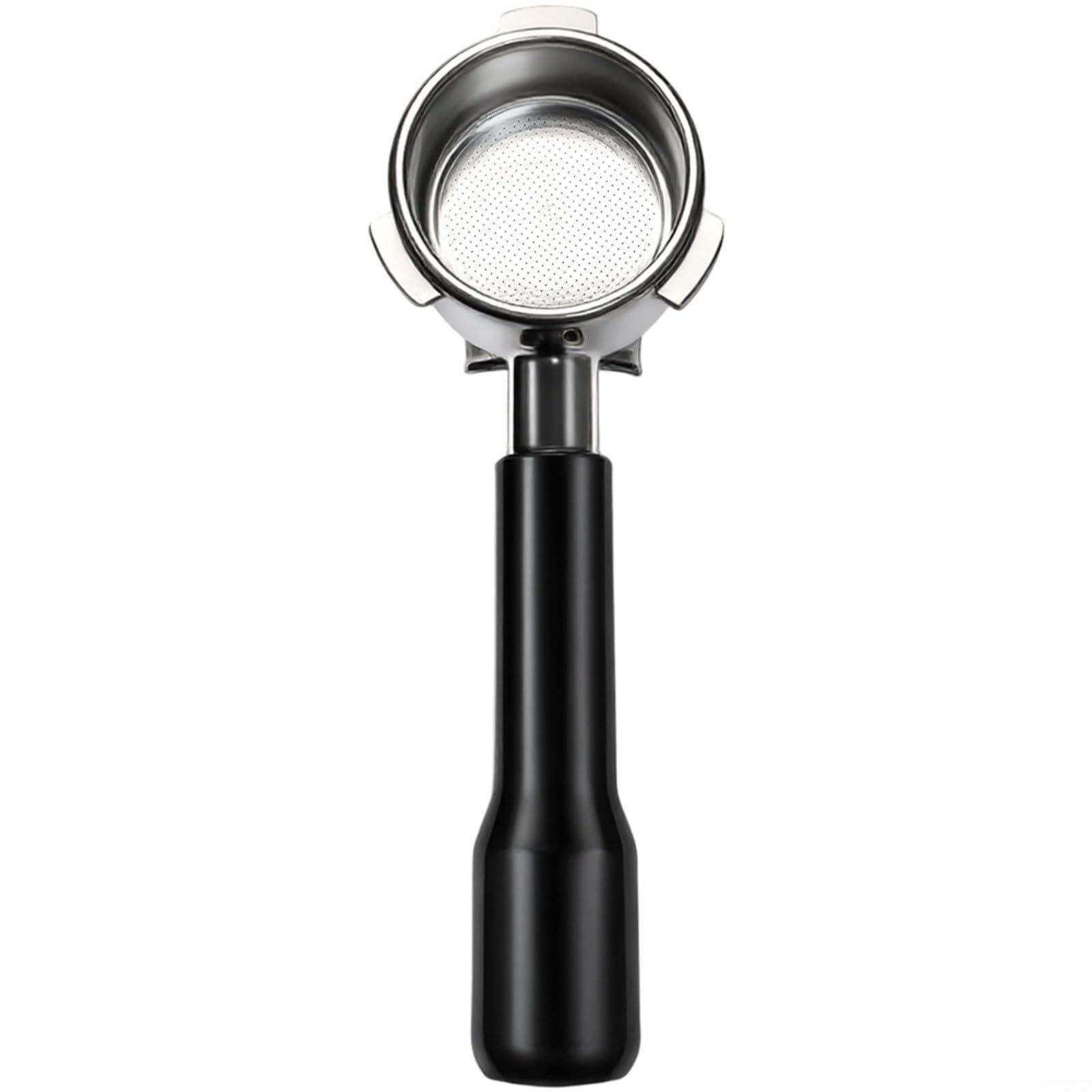 Portafiltros de acero inoxidable para café espresso, 54 mm, doble caño compatible con Breville 8 Series Material ABS robusto ergonómico para mango fácil de limpiar para el hogar para uso