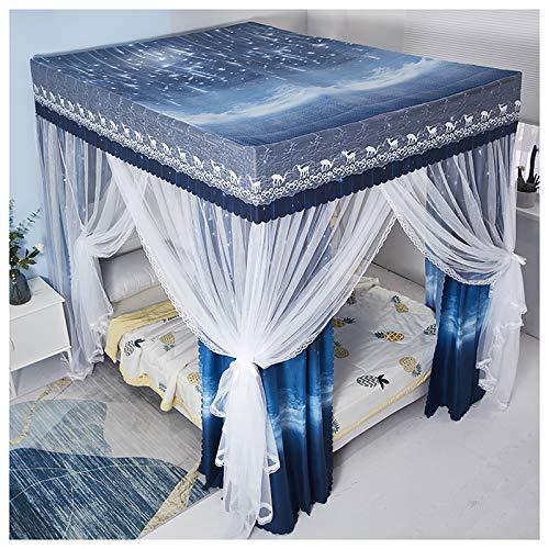Dosel para cama de princesa 150x200 mosquitera doble con techo 2