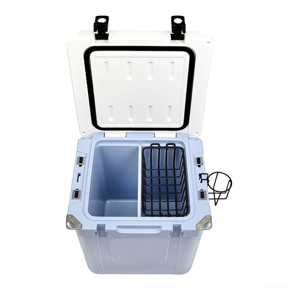 Cestino refrigerante, cestino in filo metallico per scatole isolate da 35/45/50 QT, organizer per alimenti per campeggio, picnic all'aperto e avventure (315 x 297 x 86 mm)