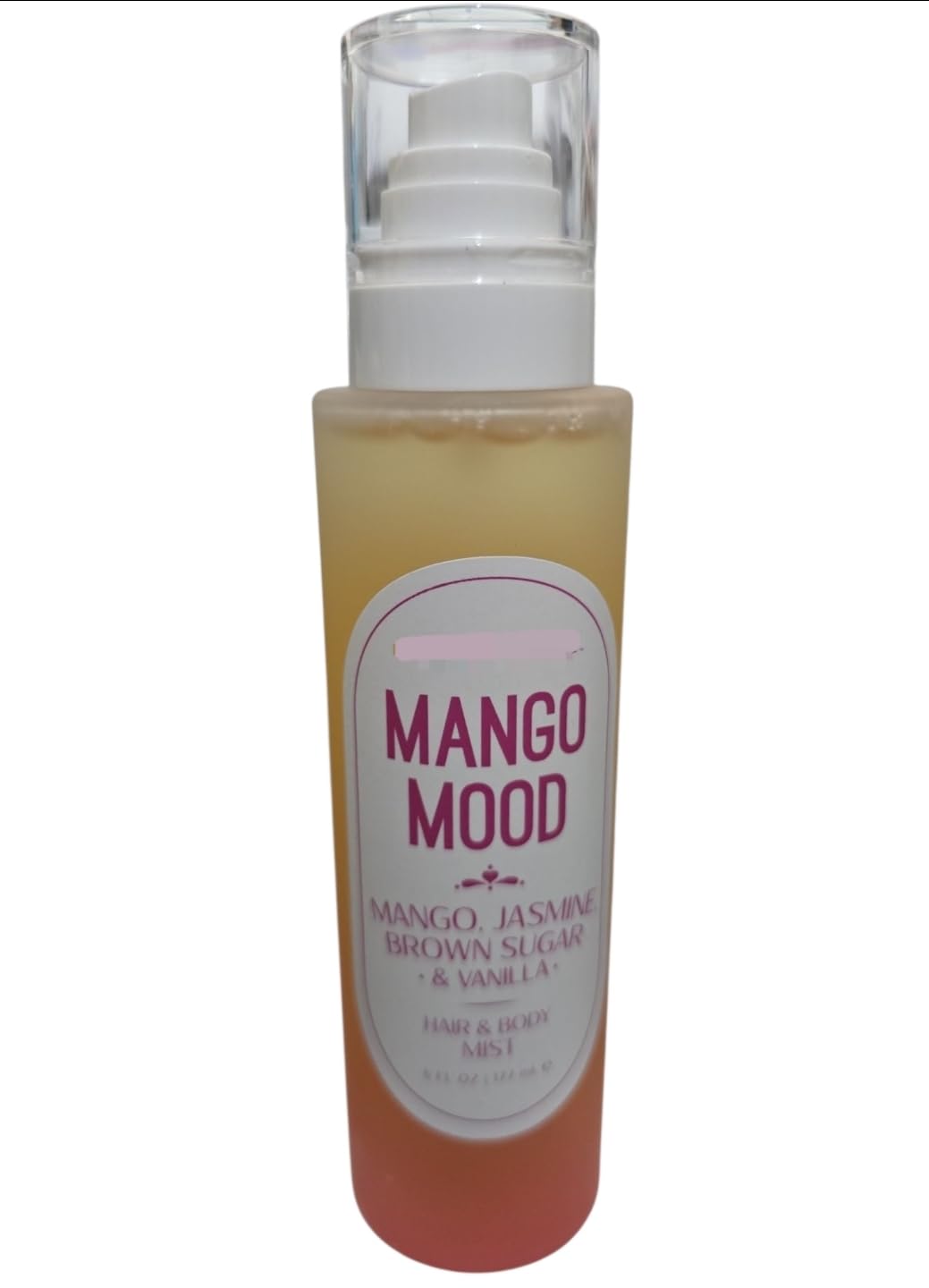 Mango Mood Hair & Body Mist 6 oz With Notes Jasmine, Brown Sugar and Vanilla