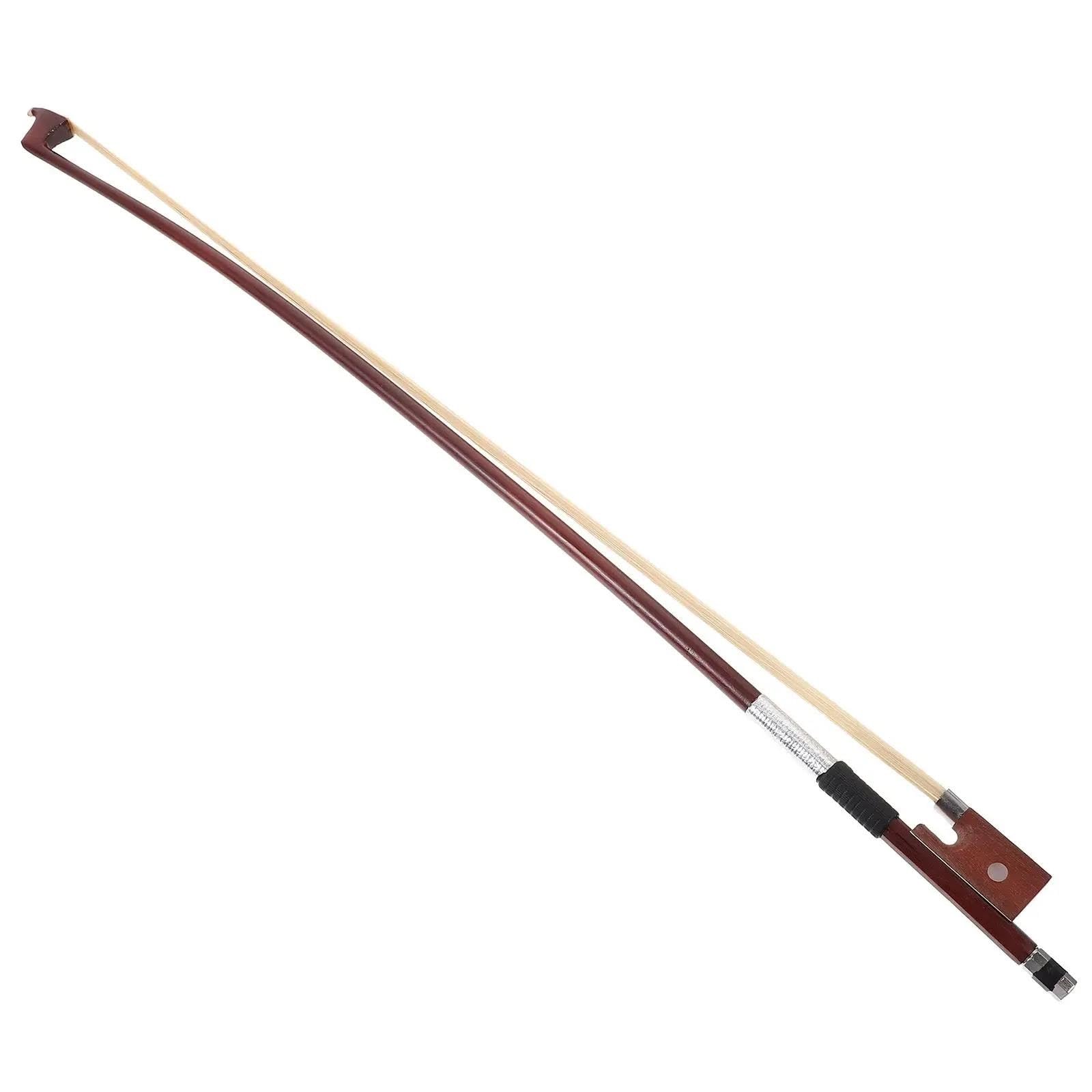 Arcos de violín hechos a mano Arco de violín de crin de caballo de tamaño 1/4
