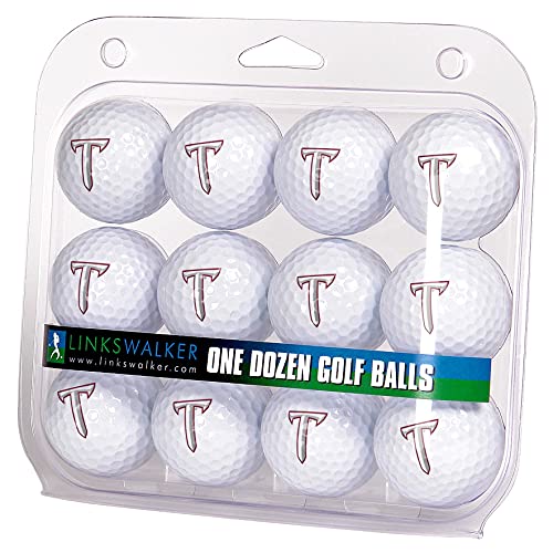 LinksWalker Troy Trojans Golf Balls Gift Pack 12 2-Piece Regulation Size Balls
