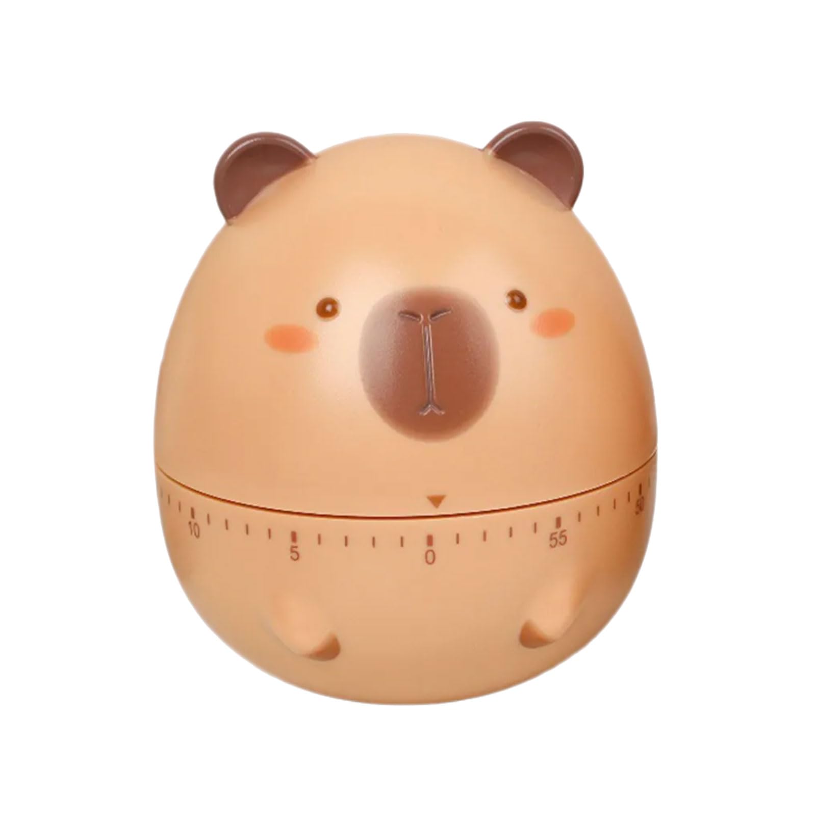 OSNIYAW Adorable Kapibala Themed Manual Timer 60 Minutes for Baking Cooking Timer