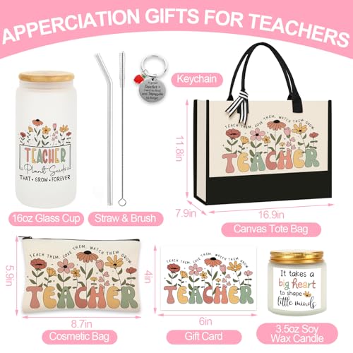 Teacher Gifts for Women Teacher Appreciation Gifts Thank You Christmas Retirement Birthday Baskets Gifts for Teachers2