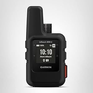 Garmin inReach Mini 2, Lightweight and Compact Satellite Communicator, Hiking Handheld, Black