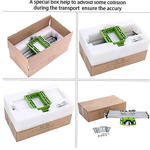 Compound Table Working Cross Slide Table Worktable for Milling Drilling Bench Multifunction Adjustable X-y