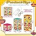 AmazingSpark 6 Set Diwali Table Centerpieces happy Diwali Lantern Box with LED Light Up Deepavali Centerpieces Indian Festival of Lights Table Decors for Celebration Festival Birthday Party Supplies