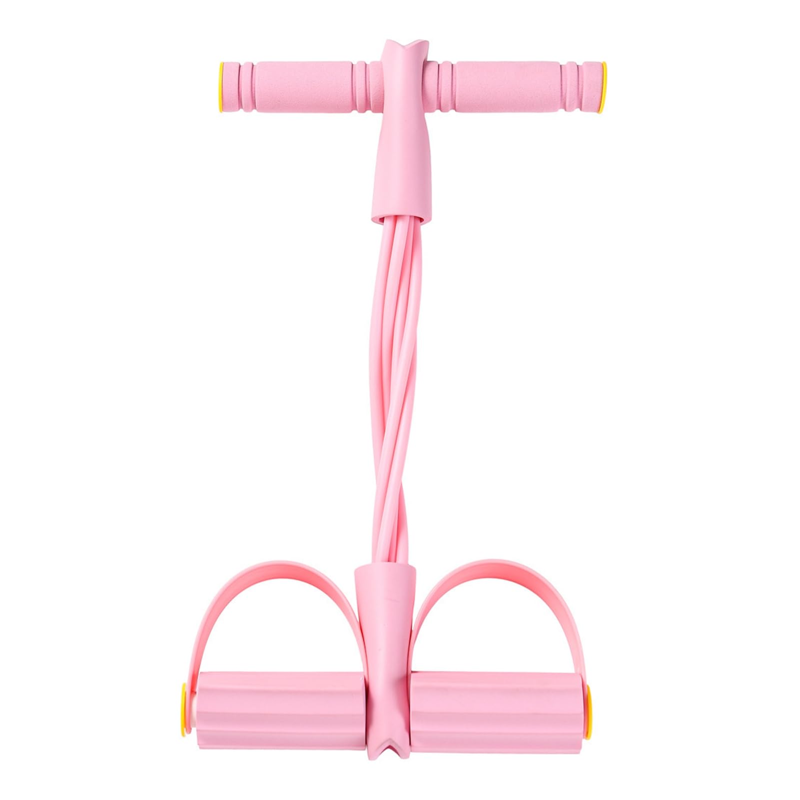 matumou 6/8-Tube Pedal Puller Resistance Band with Handle Multifunction Elastic Yoga Sit-up Pull Rope Men Women Pedal Tensioner Exerciser