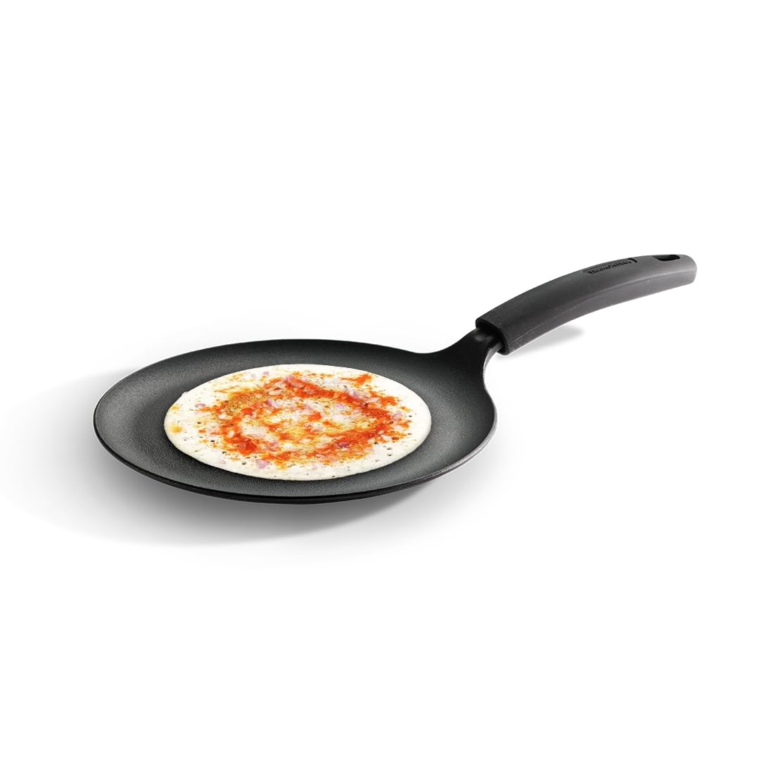 See full amazon price history chart for Tramontina Titanex 24 cm Pre-Seasoned Cast Iron Dosa Tawa – Non-Toxic, Induction Compatible, Heat-Resistant Non-Slip Grip, Natural Stone Finish, Raised Side for Spill-Free Cooking, Long Heat Retention Tramontina Titanex 24 cm Pre-Seasoned Cast Iron Dosa Tawa – Non-Toxic, Induction Compatible, Heat-Resistant Non-Slip Grip, Natural Stone Finish, Raised Side for Spill-Free Cooking, Long Heat Retention (B0D28S4P3X) Amazon Price History, Amazon Price Tracker