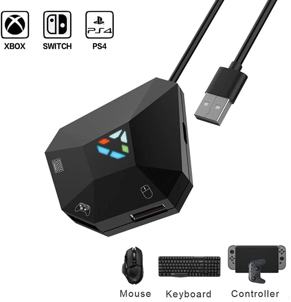 Arvin Kabelgebundener Tastatur und Mausadapterkonverter für Nintendo Switch/PS4/PS3/Xbox One/Xbox 360 Series Console, unterstützt benutzerdefinierte Zuordnung und Reset Tastenfunktion - Image 7