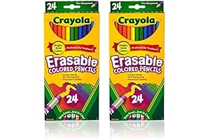 Crayola Erasable Colored Pencils: Unparalleled Creative Expression, Now Erasable