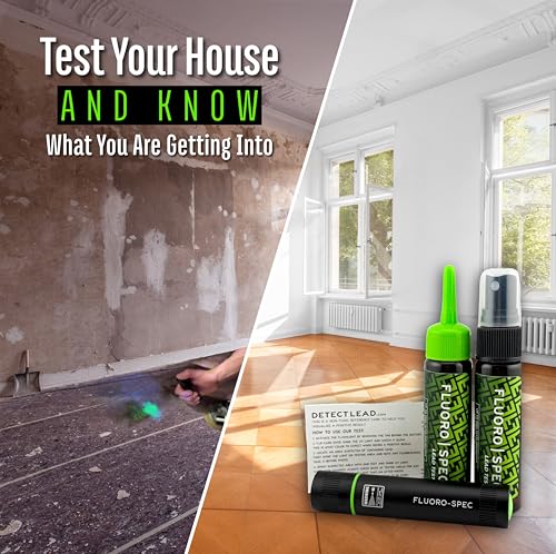 Image of FLUORO-SPEC Instant Lead Testing Kit, Light Lead Up, Indicates Lead Hazards on Any Surface Spray and Shine The Light to Test for Lead