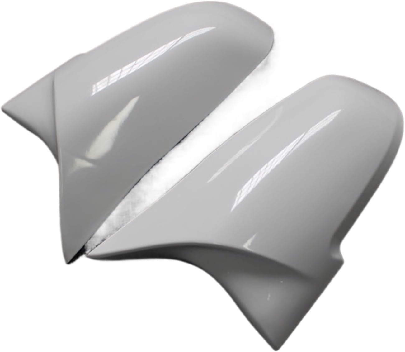 2pcs Rearview Mirror White Mirror Shell Compatible With BMW F20 F21 F22 F30 F32 F36 2012-2016