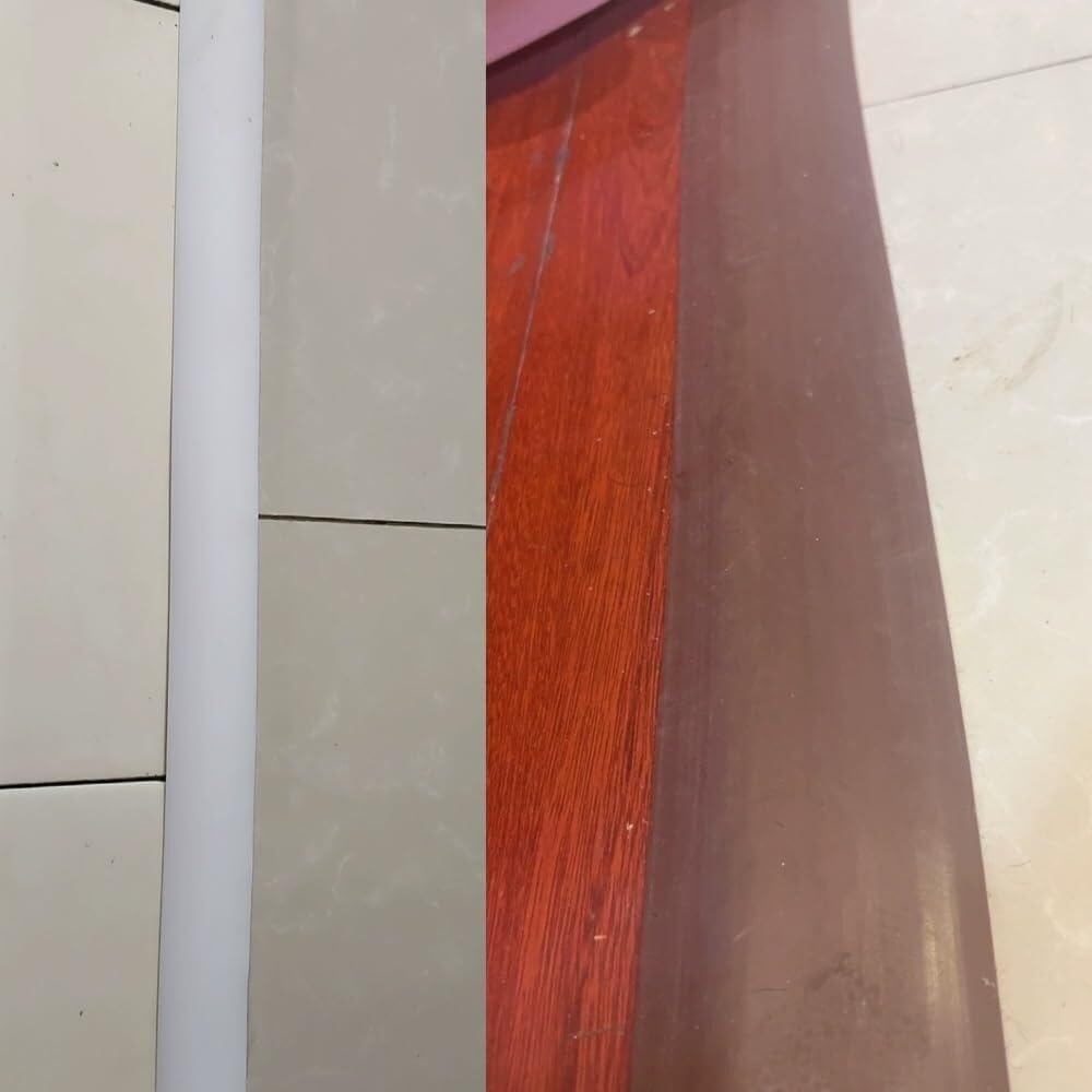 Bordo del tappeto for striscia di transizione autoadesiva for pavimenti interni ed esterni(Brown,300cm*1.4in)
