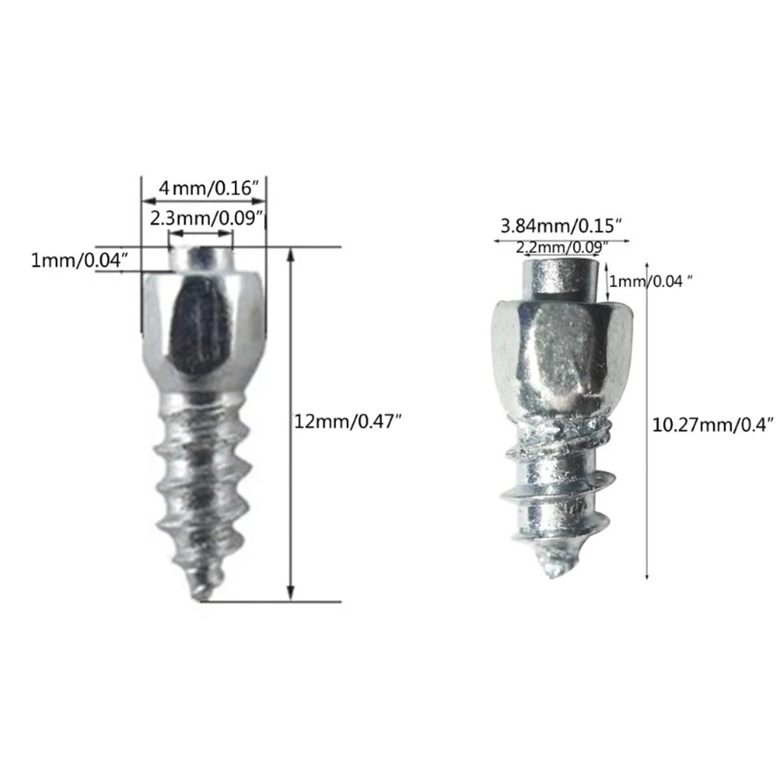Wkręcane kołki do opon, 300 szt., antypoślizgowe śruby do opon rowerowych, buty turystyczne, odporne na lód, kolce śniegowe, 85DF (12 mm)