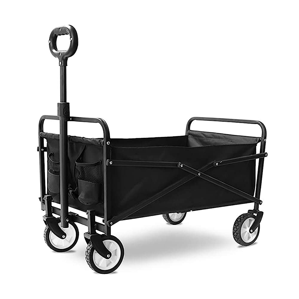 Handcart Folding Garden Trolley Cart Heavy Duty Wagon Multi-Function Shoppi