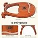 GUEYYSAN 16 Strings Harp, Mahogany Harp with Plectrums Wood Color Lyre with Tuner for Children Adults Beginners Music Lovers