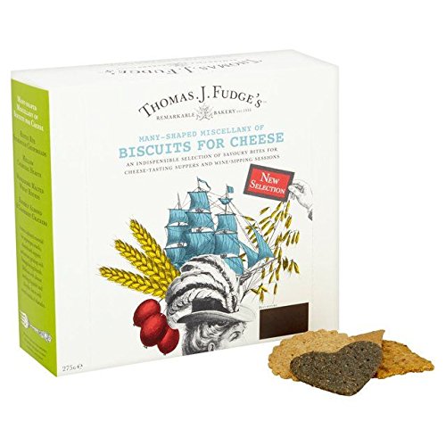 Fudge's Shaped Miscellany of Biscuits for Cheese - 275g (0.61lbs)