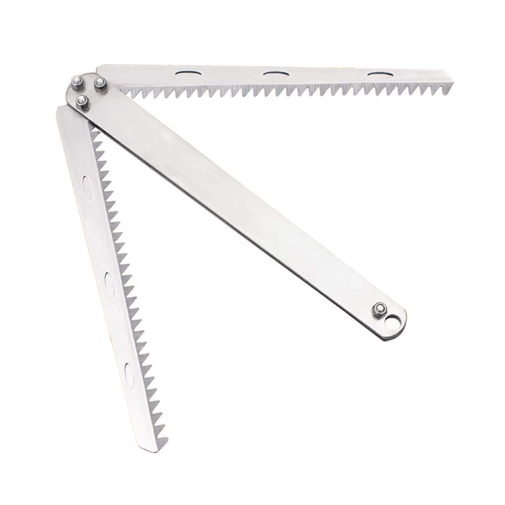 Folding Weed Weed Cutter Stainless Steel Aquatic Weed Cutter Serrated For Cutting Fishing Grass