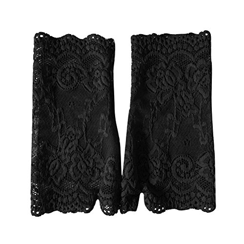 YSoutstripdu - Guantes - para mujer Negro Negro (Talla única