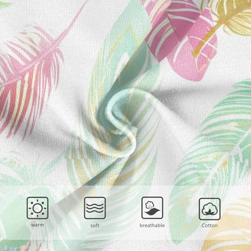 Animal Toddler Underwear Floral 2t Cotton Panties Little Girl Pastel Colored Feathers White Kids Undies Briefs3