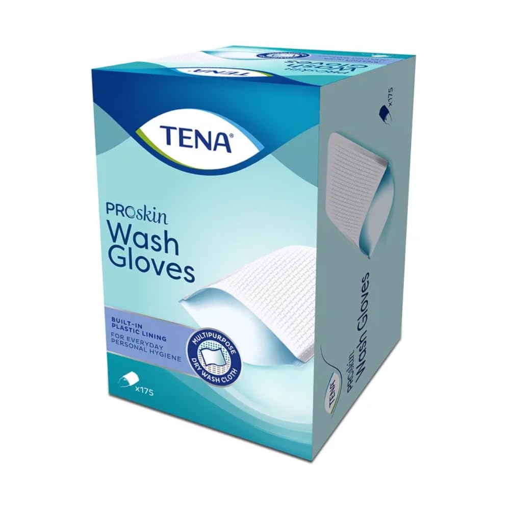 Tena Wash Glove - mit Folie - PZN 06632557 - (1.050 Stück).
