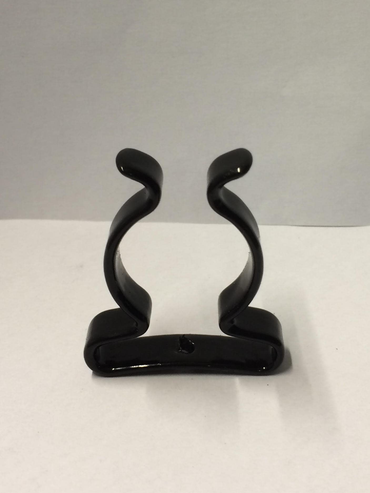 Terry Tool Clip to Grip 12mm (1/2") UK Made (Pack of 5) CoatedClipCo (Black Plastic Coated)…