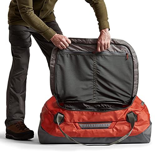 Image of Sitka Gear Drifter Water-Resistant Travel Duffle Bag - 50l /75L /110L, Burnt Orange, OSFA, Burnt Orange (110l)