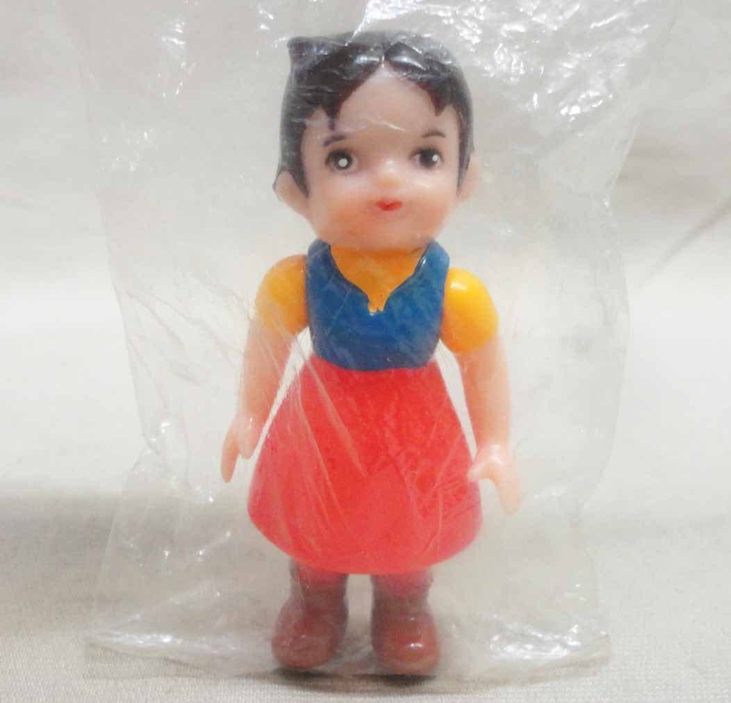 タケミ製 アルプスの少女ハイジ ソフビ フィギュア アルプスの少女ハイジ タケミ8cm ソフビ人形 ミニサイズ 昭和