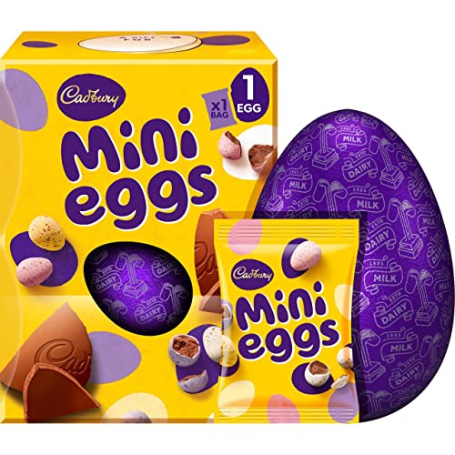 Cadbury Dairy Milk Mini Eggs Chocolate Easter Egg With 1 Bag of Mini Eggs 193.5 g (Pack of 1)