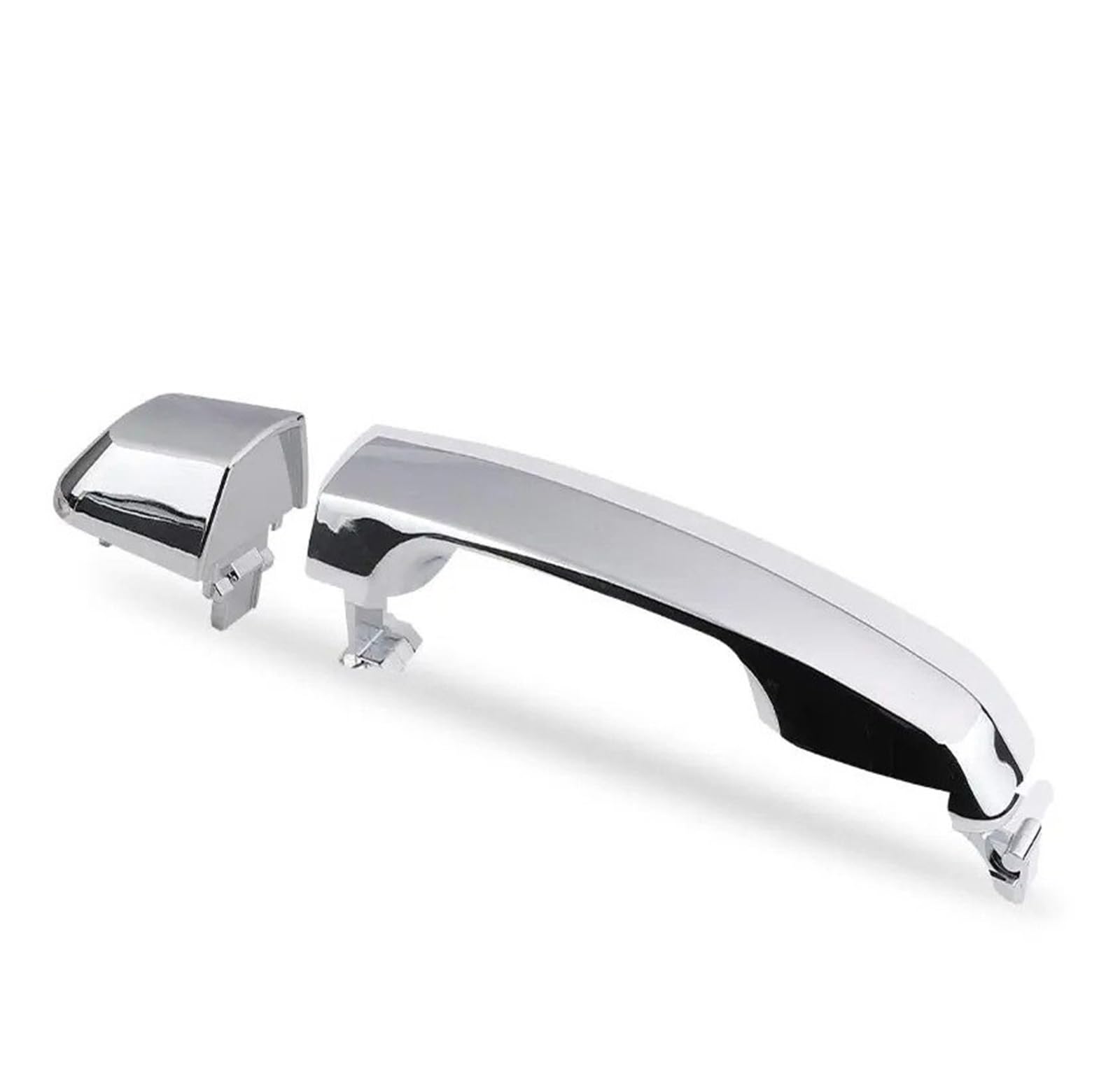 Punxdda Car Exterior Door Handle for Toyota for Prado for Landcruiser for 4Runner 2010-2017 69211-60090 Rear Left Right Outer Door Handle(Silver Rear Right)