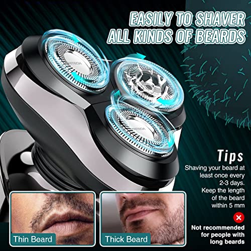 Pritech TGAU-RSM-1505-3 IN 1 Electric Razor For Men - Rechargeable Electric Shaver thumb #4