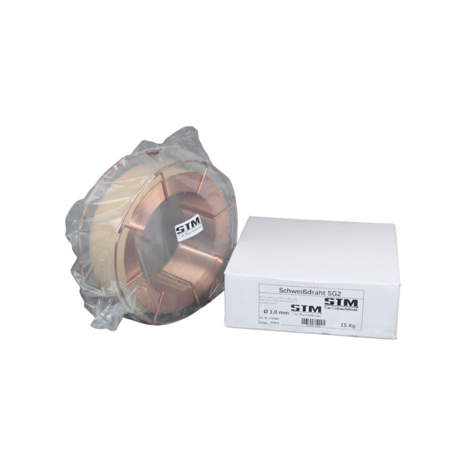 Schutzgas Schweißdraht Stahldraht SG2 1,0 mm CO2 G3Si1 MIG/MAG 0,5-15kg D100 D200 K300 (K300 15 Kg)