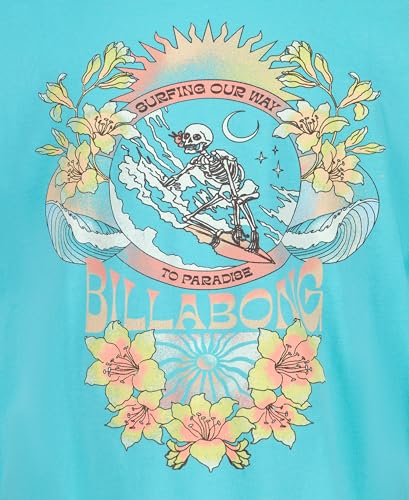 Image of Billabong Girls' Premium Short Sleeve Oversized Fit Graphic T-Shirt