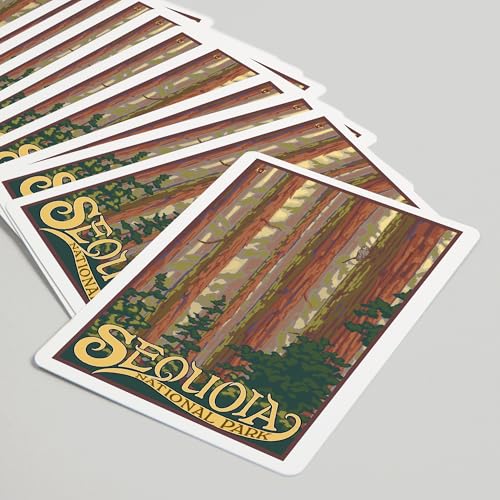Mazo de 52 cartas para póker, Sequoia National Park miniatura 5