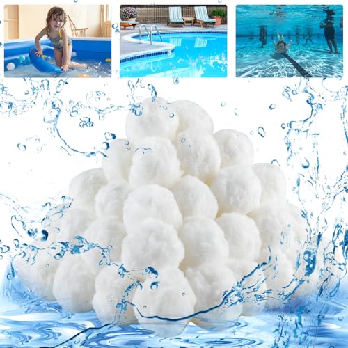 Beihre Poolfilterball, Piscina de Bolas para Sistemas de Filtro 700g Bolsas de Filtro Sustituye a 25kg de Arena para Instalaciones de Filtro de Arena, Piscina, Acuarios (700, Gramos)