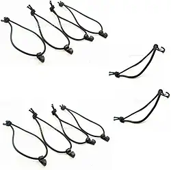 10 borracha com tensão de borracha de borracha para acampamento