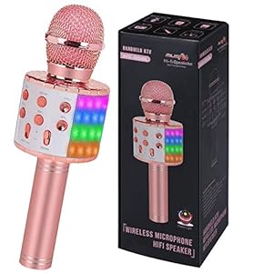Toys-For-Girls-Karaoke-Microphone-Portable-Wireless-Bluetooth-Karaoke-Mic-with-Led-Light-Toys-For-4-5-6-7-8-9-10-Year-Old-Girl-Christmas-Birthday-Gifts-For-Kids