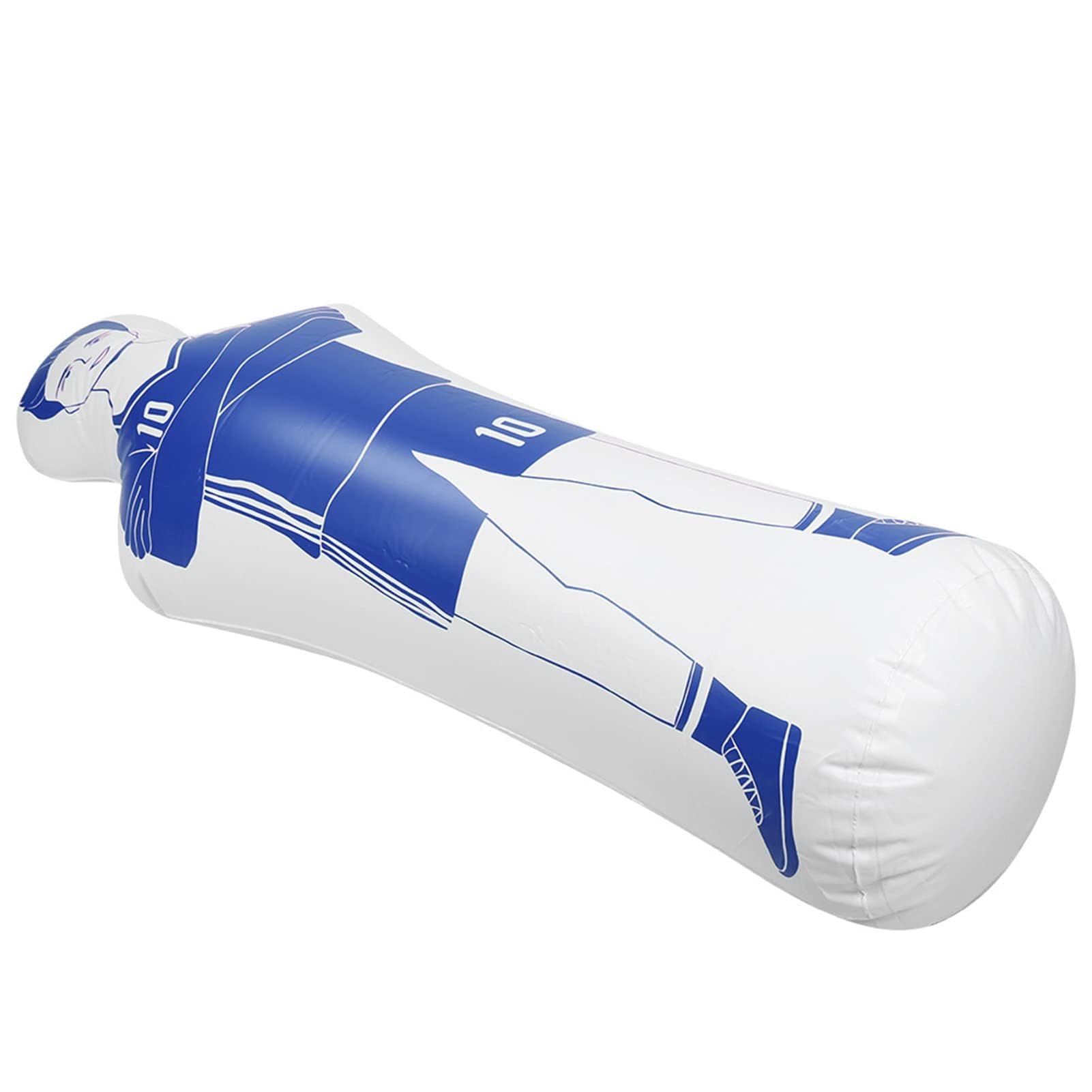 Manichino da allenamento, 40x160cm/15,75x62,99 pollici Manichino da allenamento gonfiabile per calcio portatile Sacco da boxe in PVC da 0,35mm per allenamento di calcio