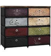 VASICAR Closet Storage Organizer with 8 Storage Bins, DIY Storage Cubes Organizer Shelves, Storag...