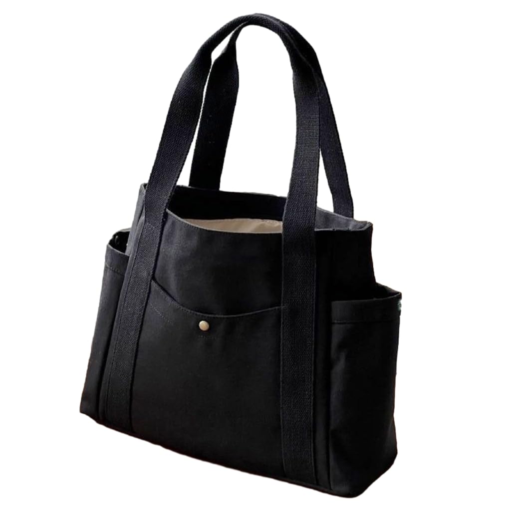 XIAHIOPT Canvas Bag with Large Capacity Organization Laptop Handbag Suitable for Commuting and Shopping