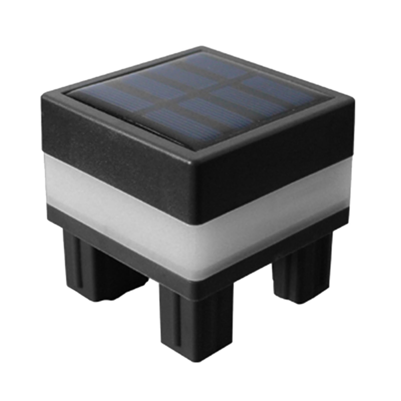TRDEWR Solar LED Fence Lamp Pillar Light Powered Insulating Sheet Insert Switch Waterproof Residential Corridor Yard Efficiently Utilize Sunlight