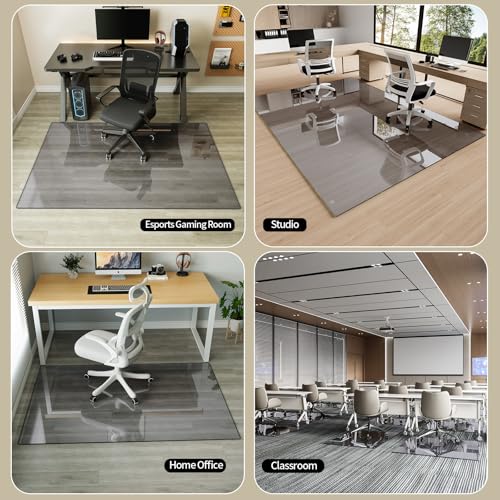 Image of Koonmi 40 inch x 60 inch Office Chair Mat for Hardwood Floors & Carpets